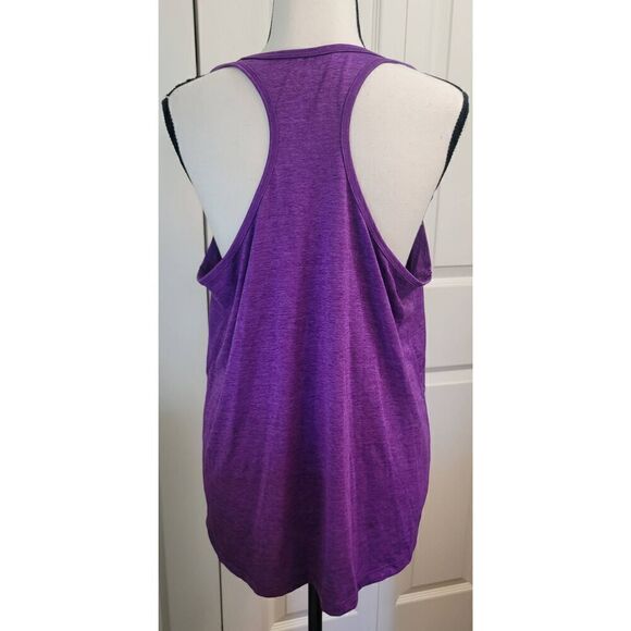 Everlast Purple Activewear Tank Sz L Scoop Neck - Picture 3 of 5